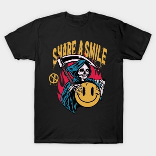 Skull || Share a smile T-Shirt